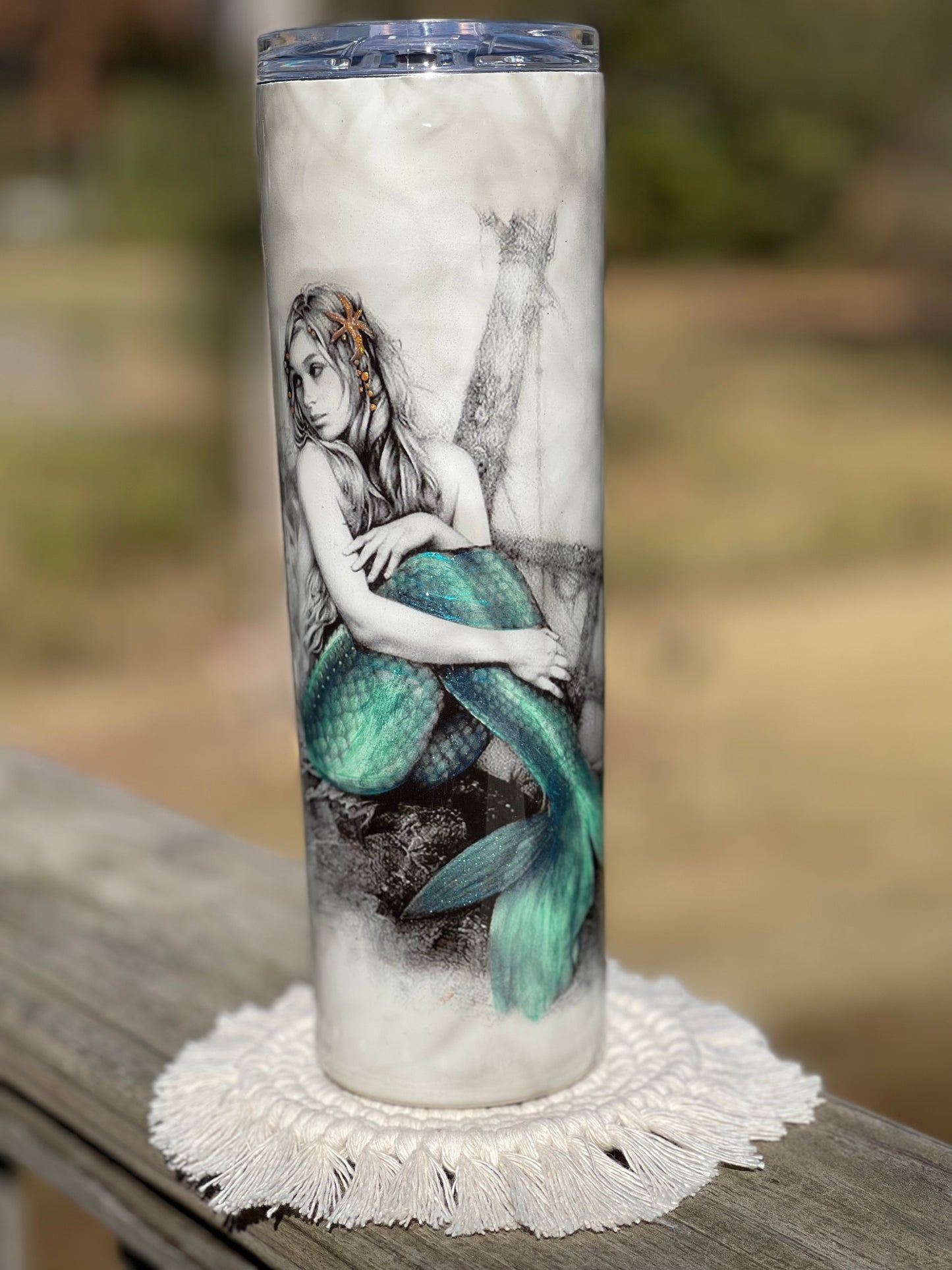 Stormy sky 30 ounce skinny tumbler