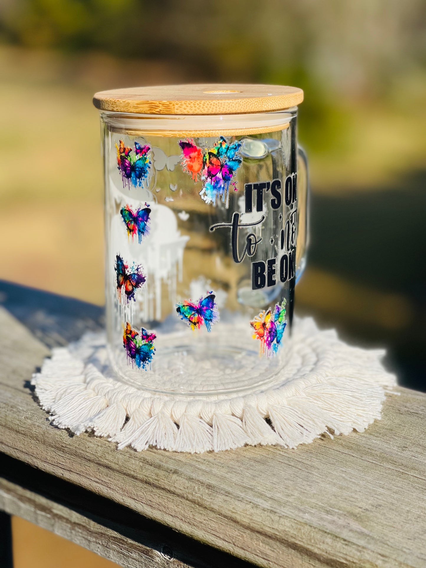 17 ounce glass mug
