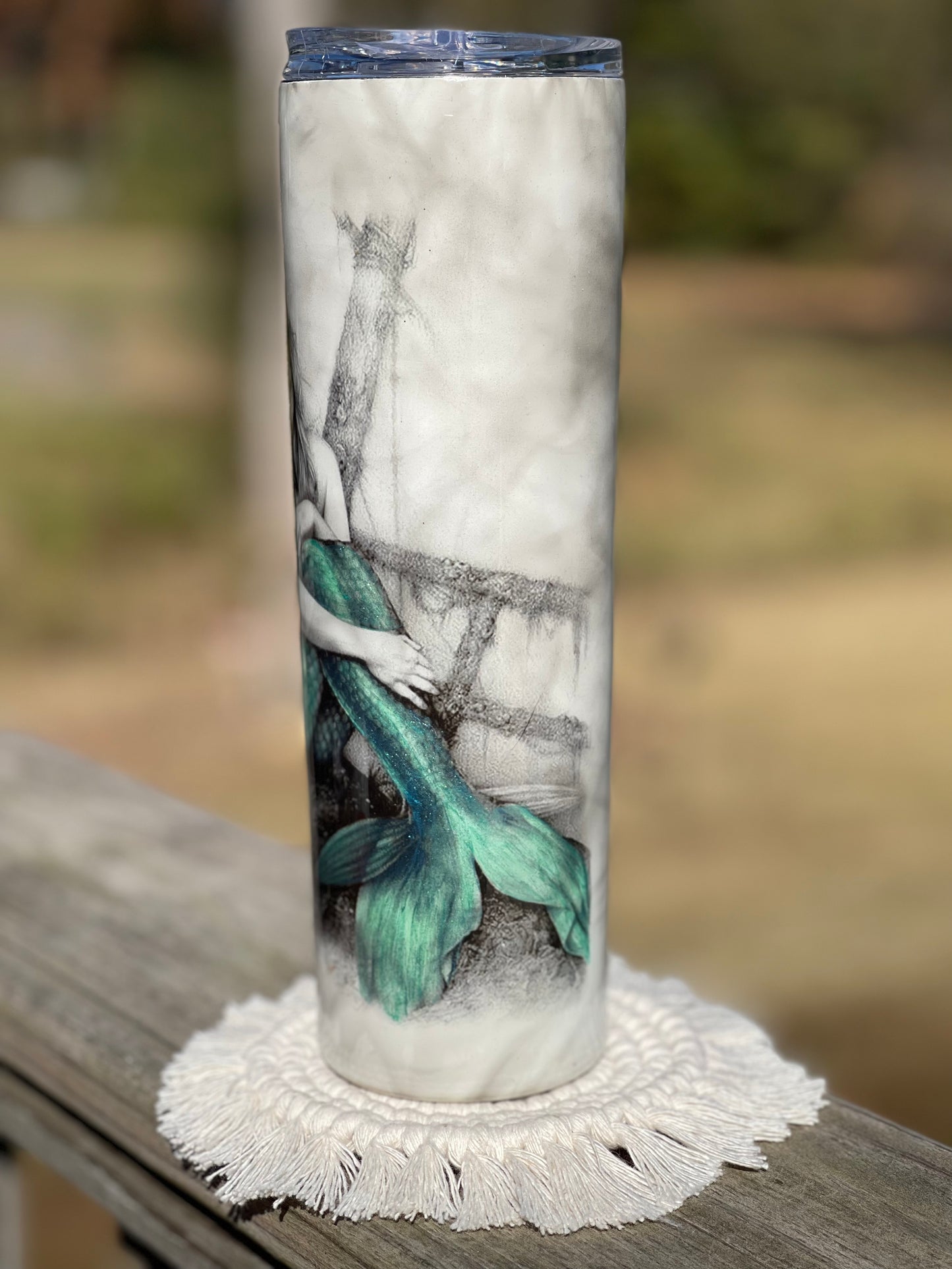 Stormy sky 30 ounce skinny tumbler