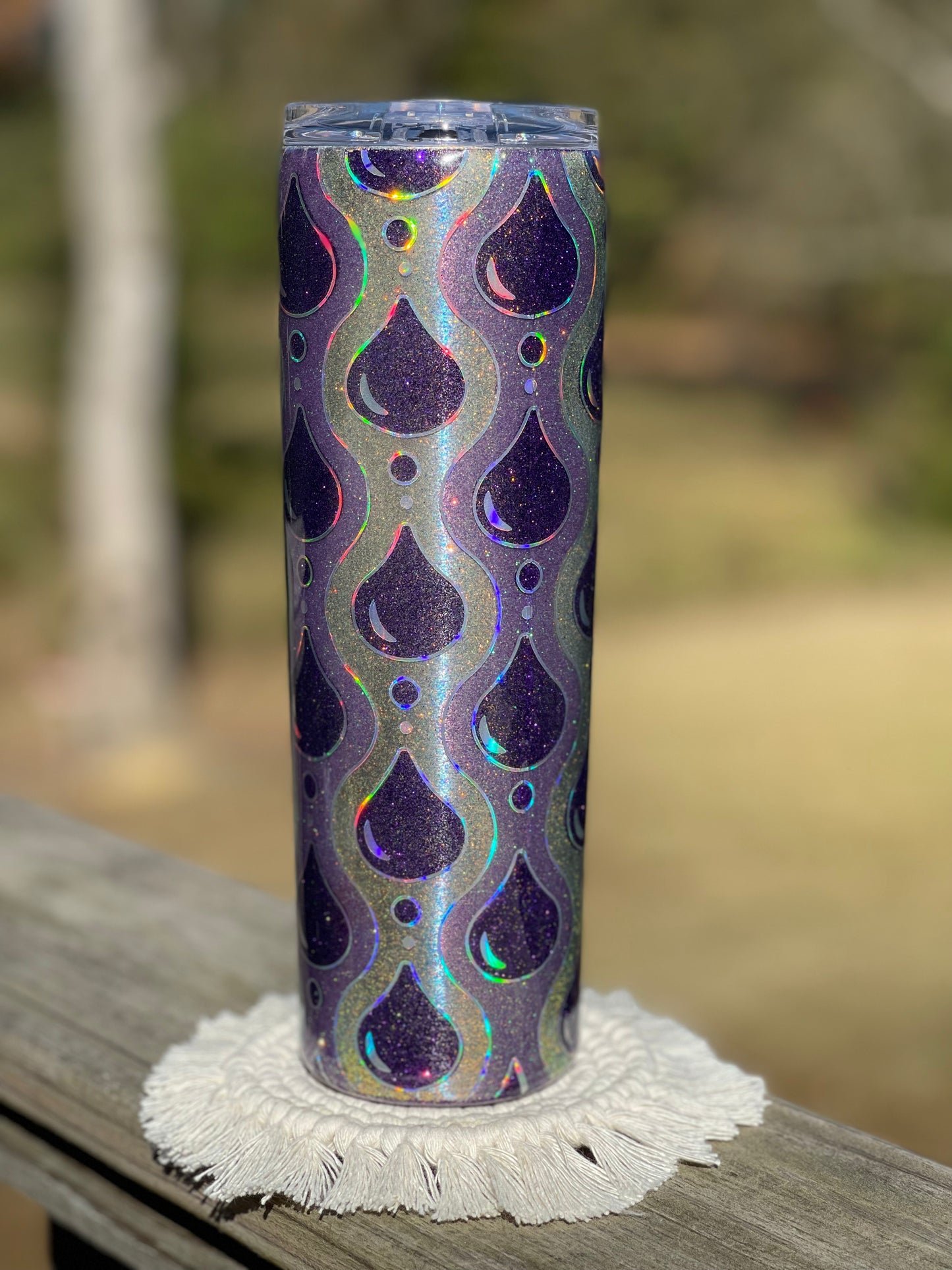30 ounce skinny- “Purple Rain”