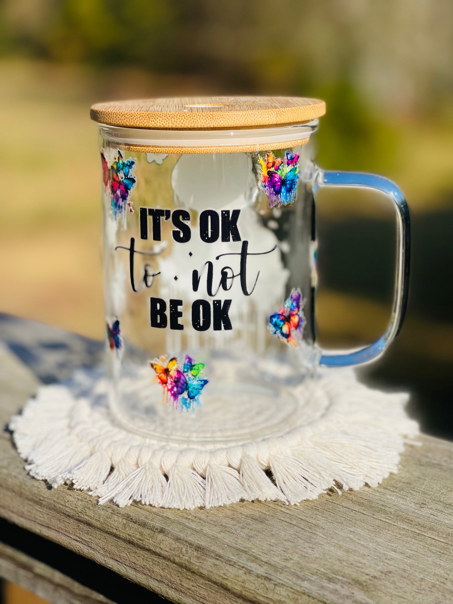 17 ounce glass mug