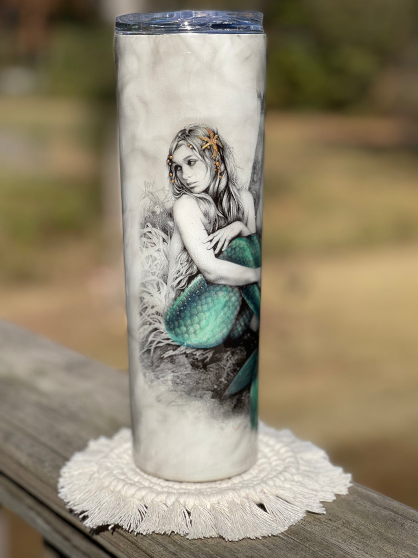 Stormy sky 30 ounce skinny tumbler