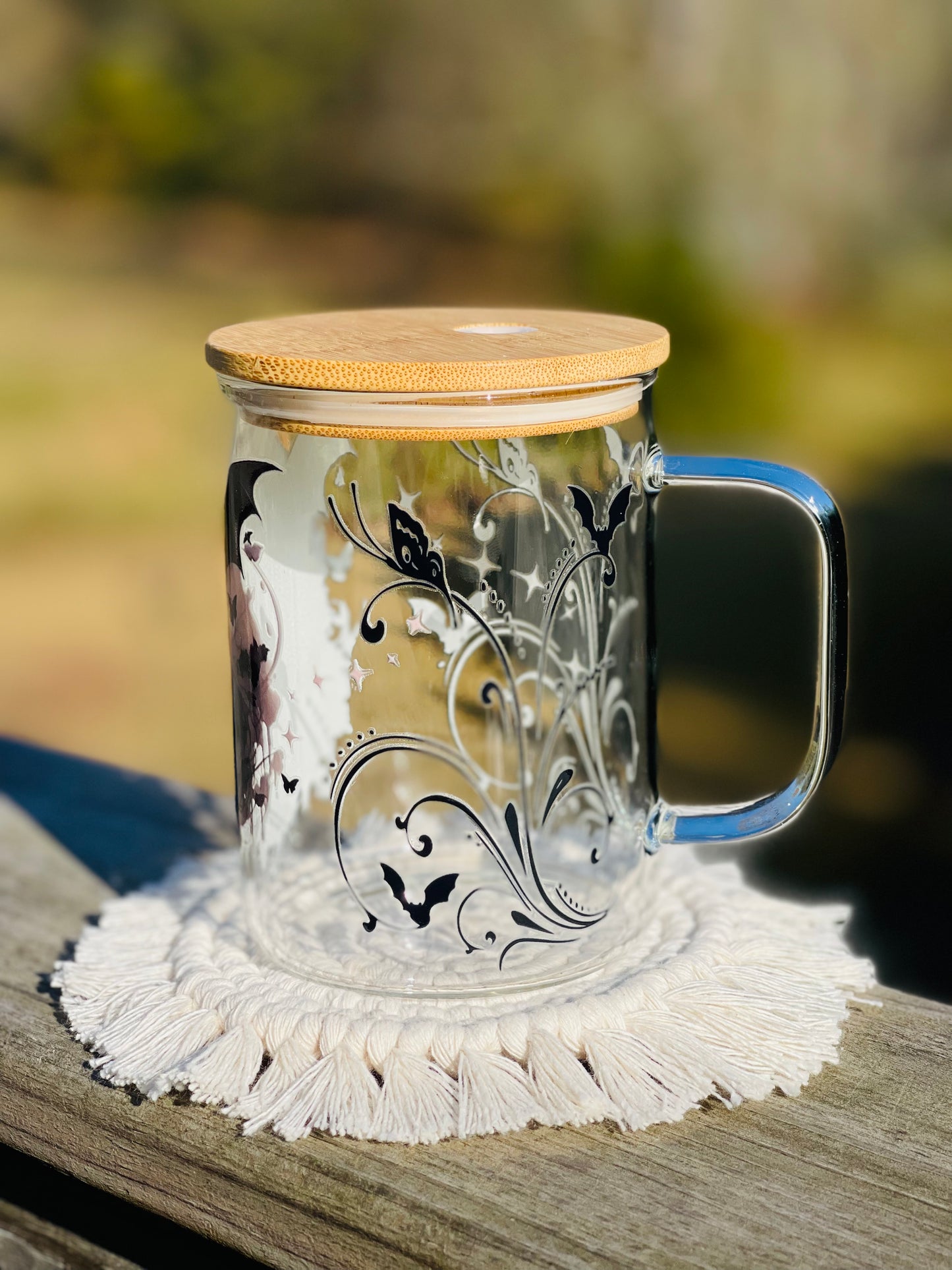17 oz glass mug