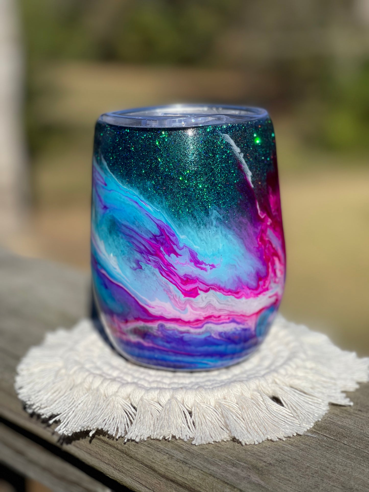 “Kinda emotional, Kinda emotionless-12 ounce wine tumbler