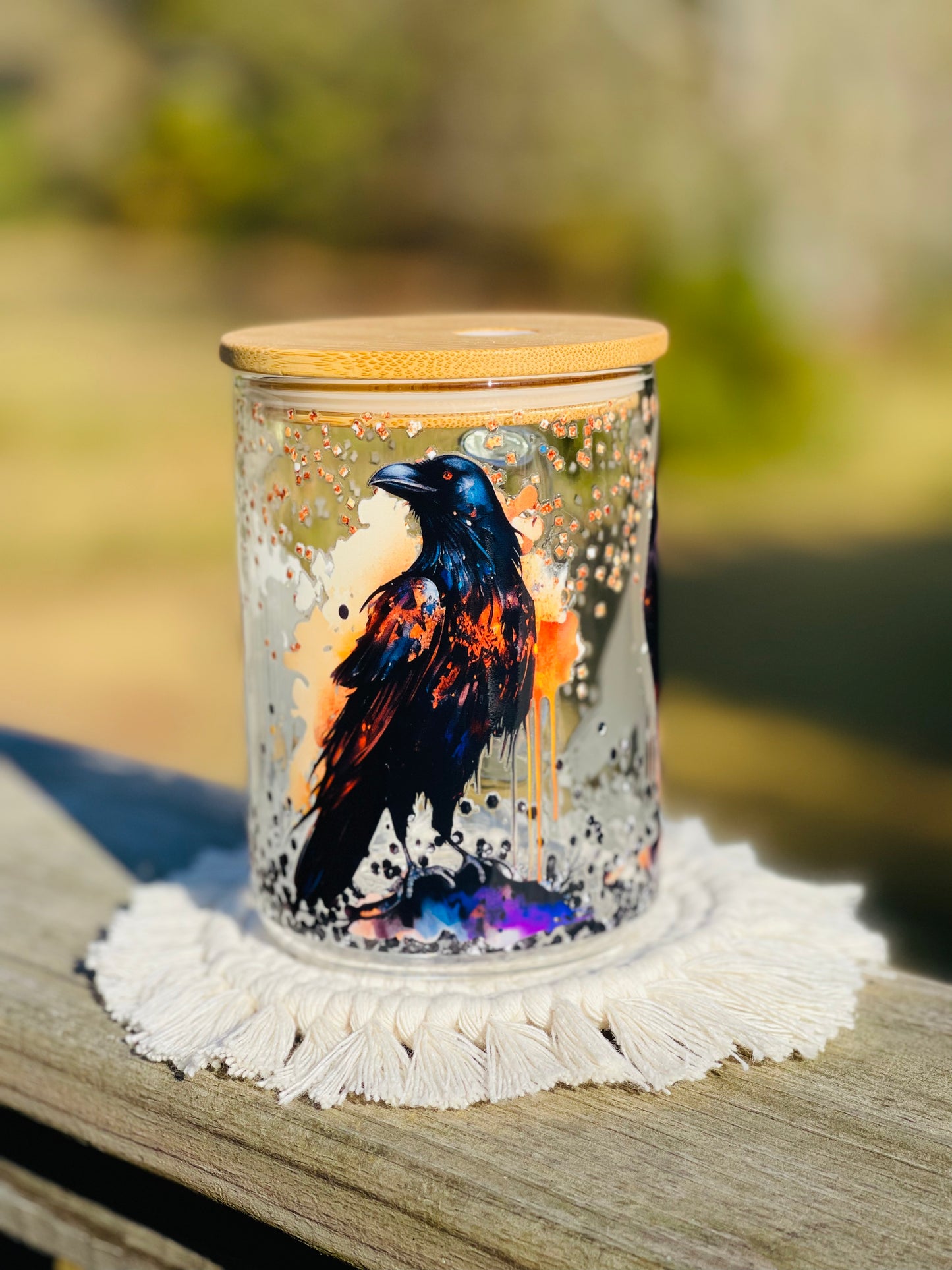 17 ounce glass mug