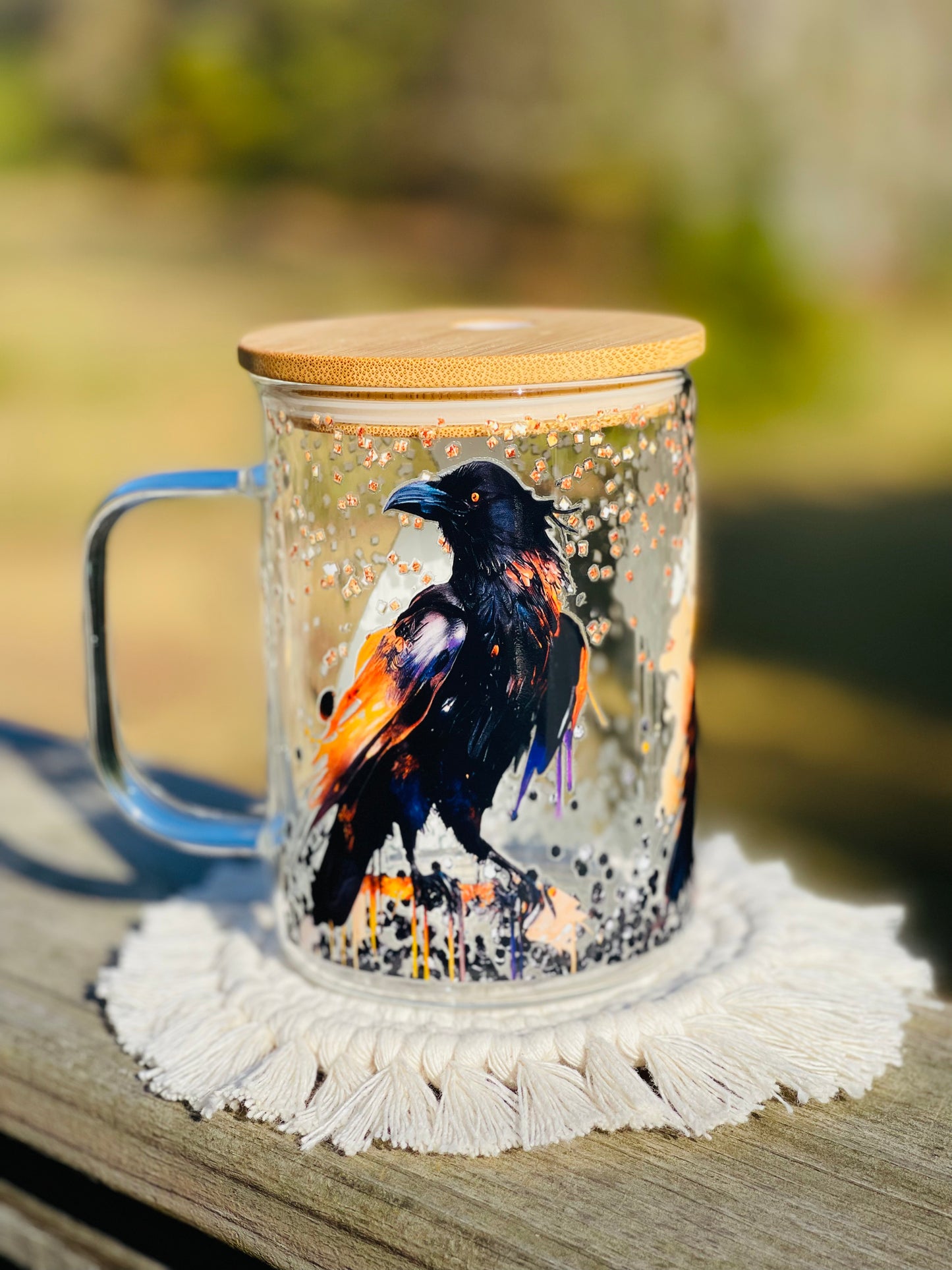 17 ounce glass mug