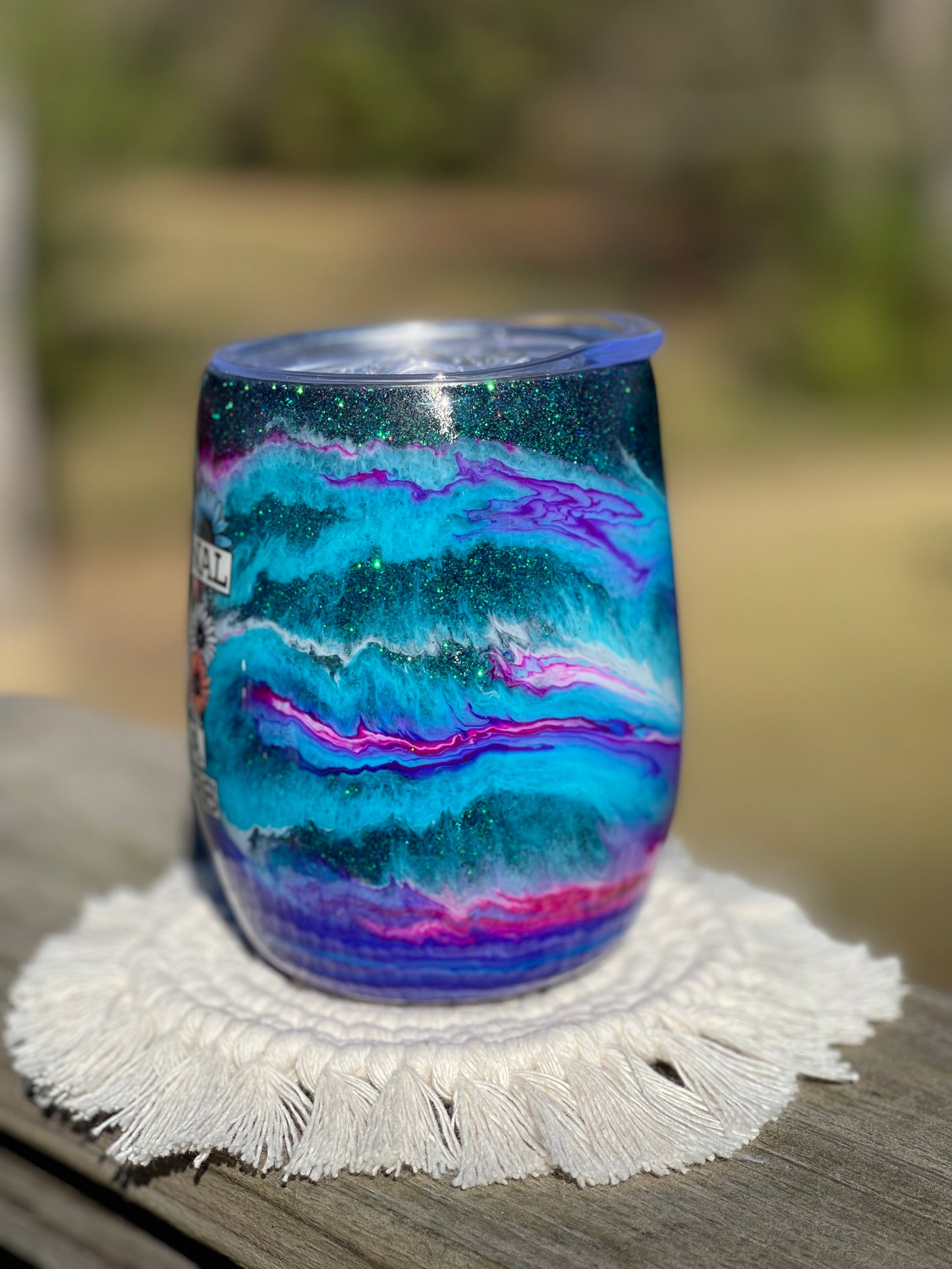 “Kinda emotional, Kinda emotionless-12 ounce wine tumbler