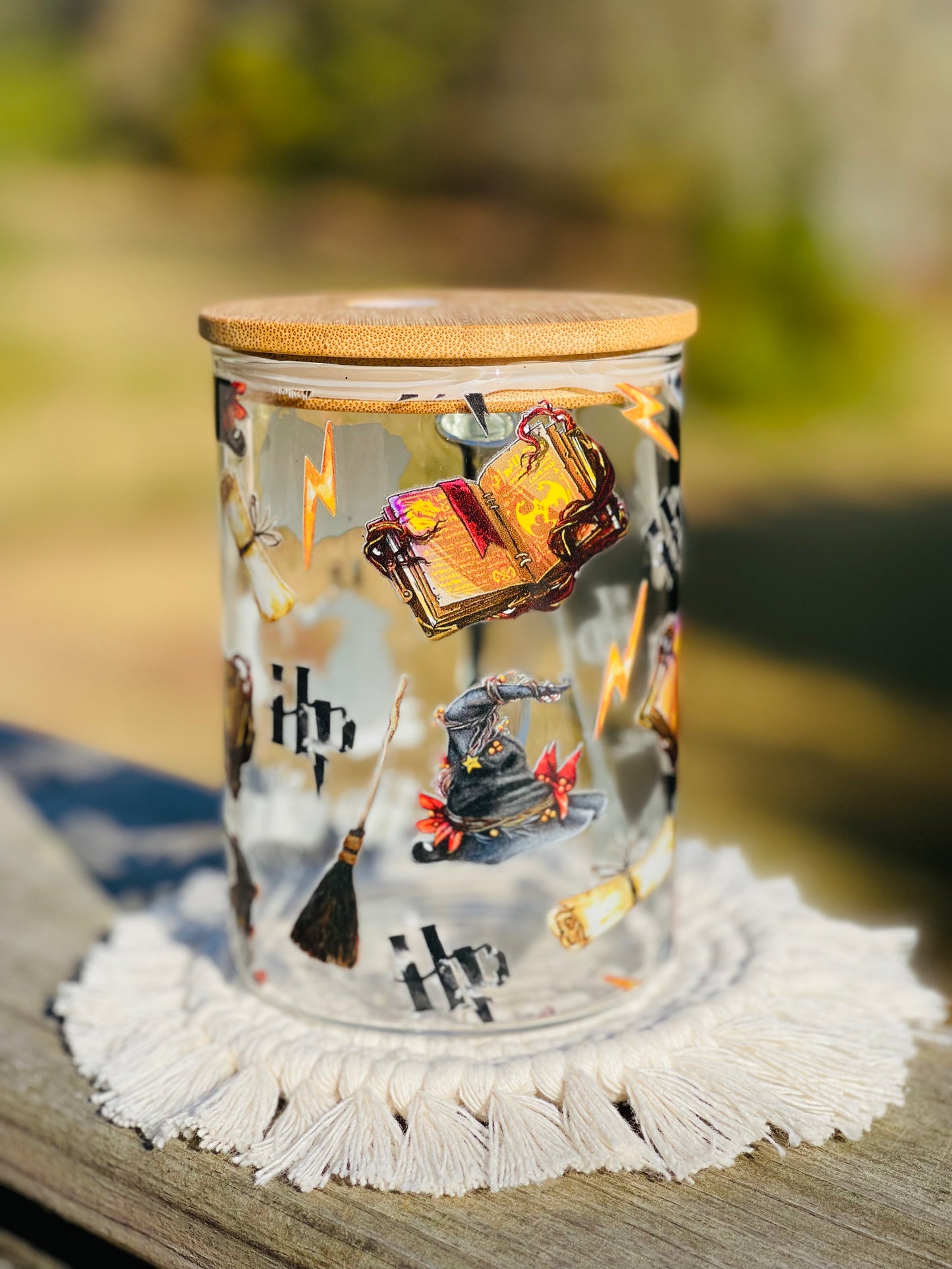 17 ounce glass mug