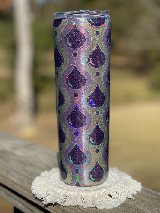 30 ounce skinny- “Purple Rain”