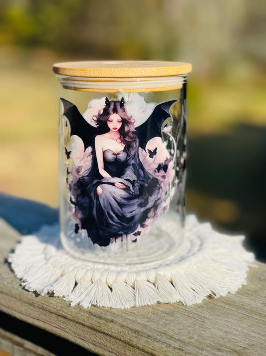 17 oz glass mug