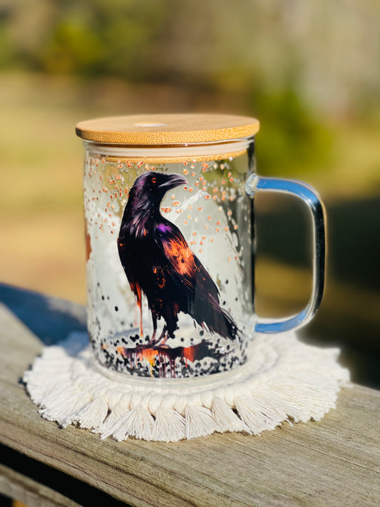 17 ounce glass mug